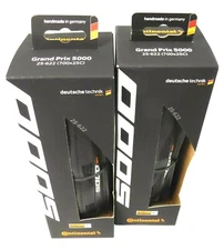 Continental Grand Prix 5000 700x25 Clincher, Pair, Black 