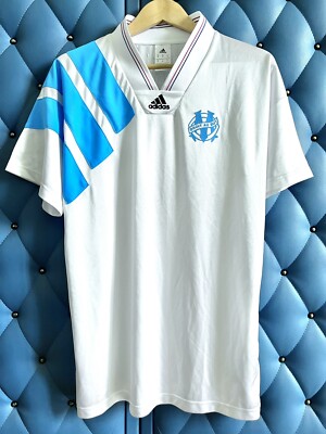 Maillot vintage Olympique Marseille OM 93 1993 25 ans Adidas taille  M