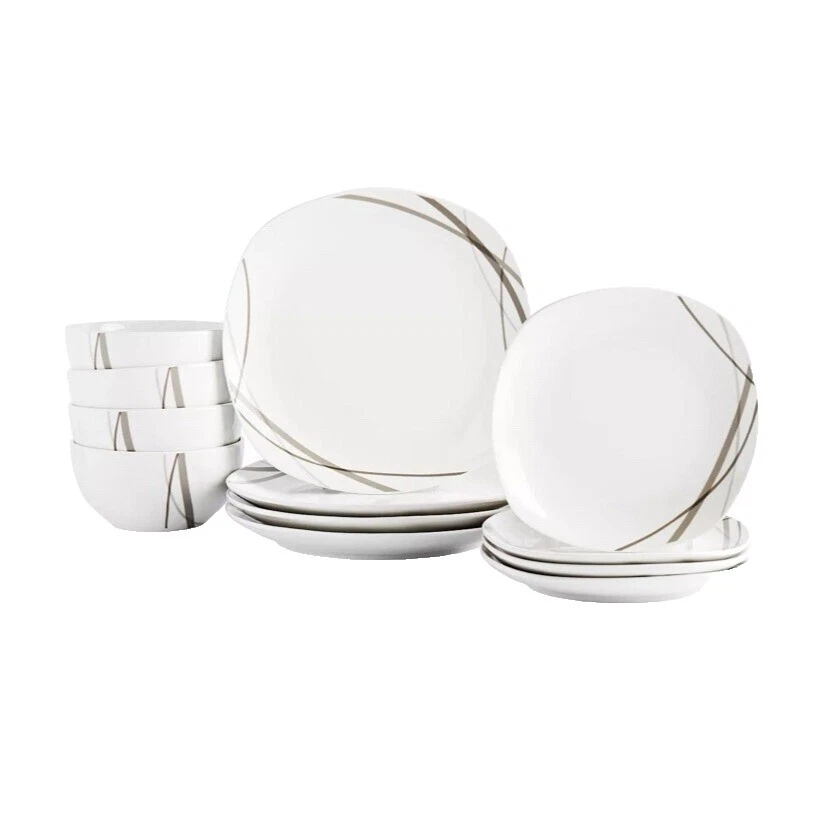 Square Ceramic Dinner Service Sets