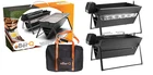 Rotisserie BBQ Kit Set Camping Portable Charcoal Barbecue Grill Outdoor Festival