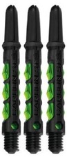 One Set Harrows Carbon ST Midi Dart Shafts - Ships w/ Tracking - Green