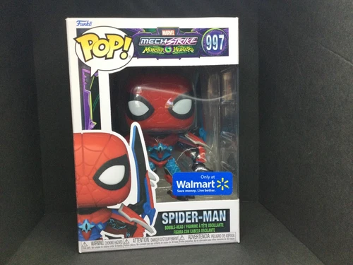 Funko Pop 997 Spider-Man Walmart Exclusive Non Chase Mech Strike Monster Hunter