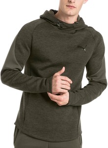 green puma hoodie mens