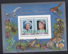 BEQUIA Queen Mother MNH souvenir sheet