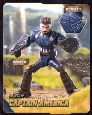 Packing Opened Authentic Blokees Model Kit Marvel Infinity Saga