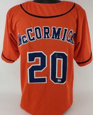 CHAS McCORMICK Signed Houston Astros Custom XL Jersey (Beckett Witnessed)