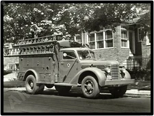 1949 Diamond T Trucks New Metal Sign: Bell System Telephone Truck on Street