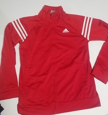adidas track coat red 14/16