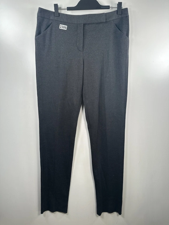 BNWT Giorgio Armani Womens Dress Pants Trouser Herringbone Tapered Leg Size 48