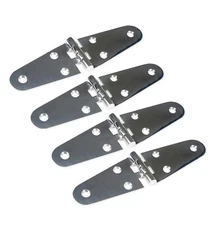 4X Marine Stainless Steel Boat Hinges Folding Heavy Duty Cabinet Hinges