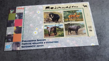 FDC ONU 1ER JOUR 2004(VIENNE-AUTRICHE) PROTECTION DE LA NATURE"ESPECES MENCEES"