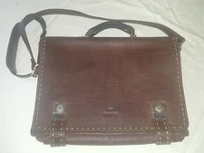 Vintage PRESTIGE Leather Pebble Grain Briefcase
