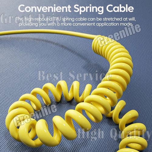 4-in-1 65W USB PD 5A Rapido Cavo Ricarica Spring Type-C per Huawei iPhone 15 16 - Photo 10 sur 19
