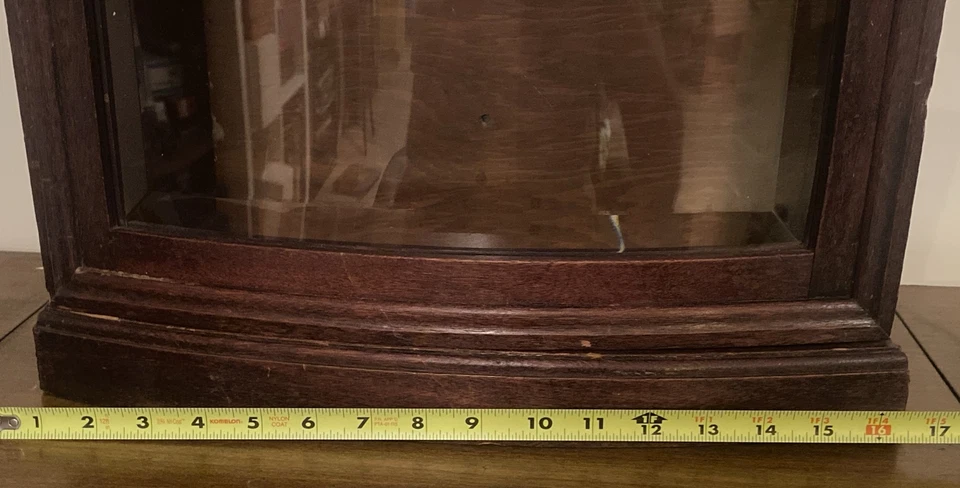 Antique Liquor Display Cabinet Beveled Glass For Restoration Project READ - Image 3 of 4