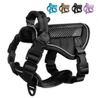 Tactical Dog Harness with Handle for Small Dogs Adjustable Military Reflective