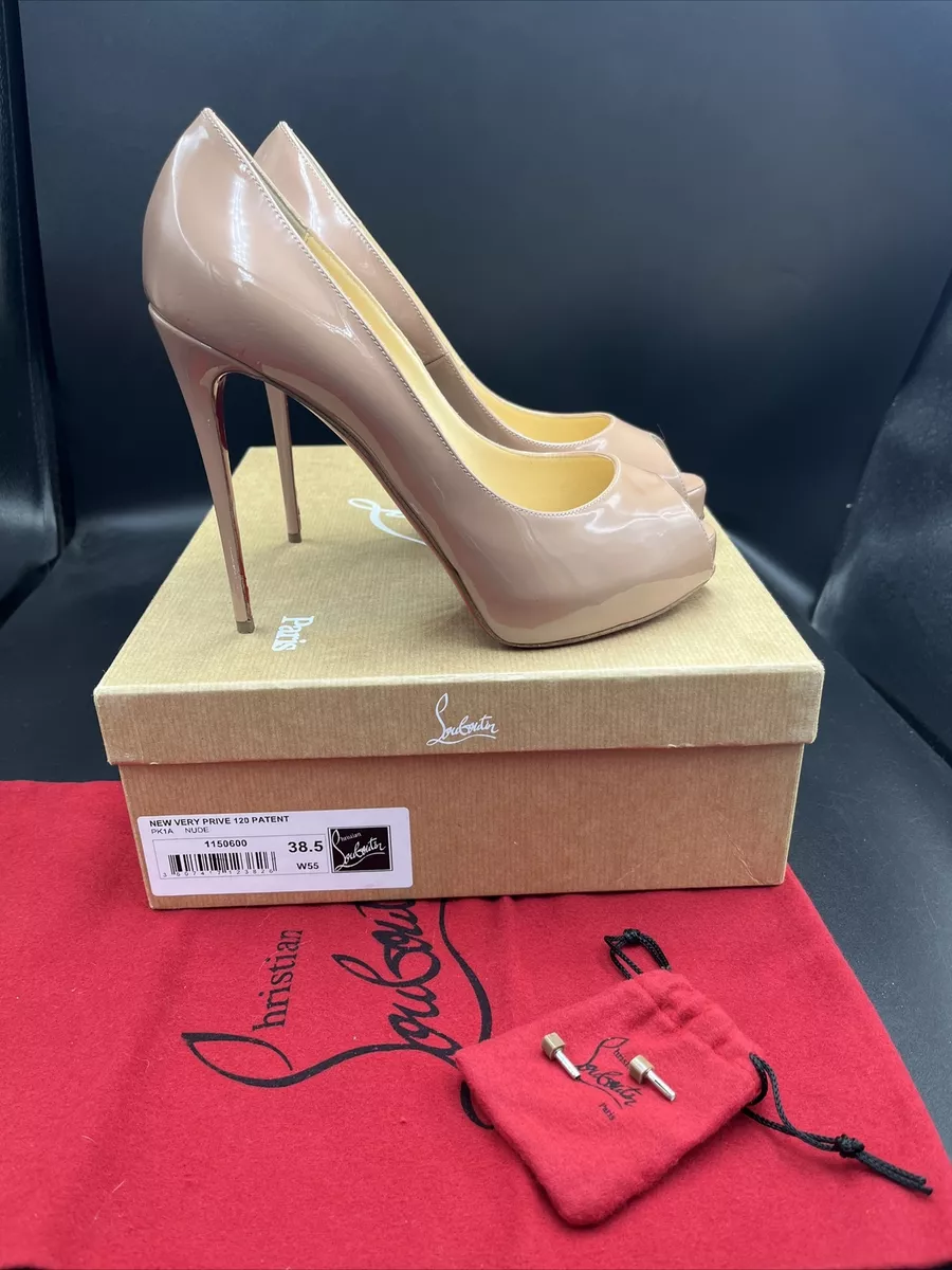 Christian louboutin new very prive hotsell 120 patent