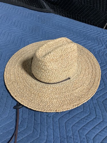 SCALA Beige Crushable Big Brim Sun Hat 