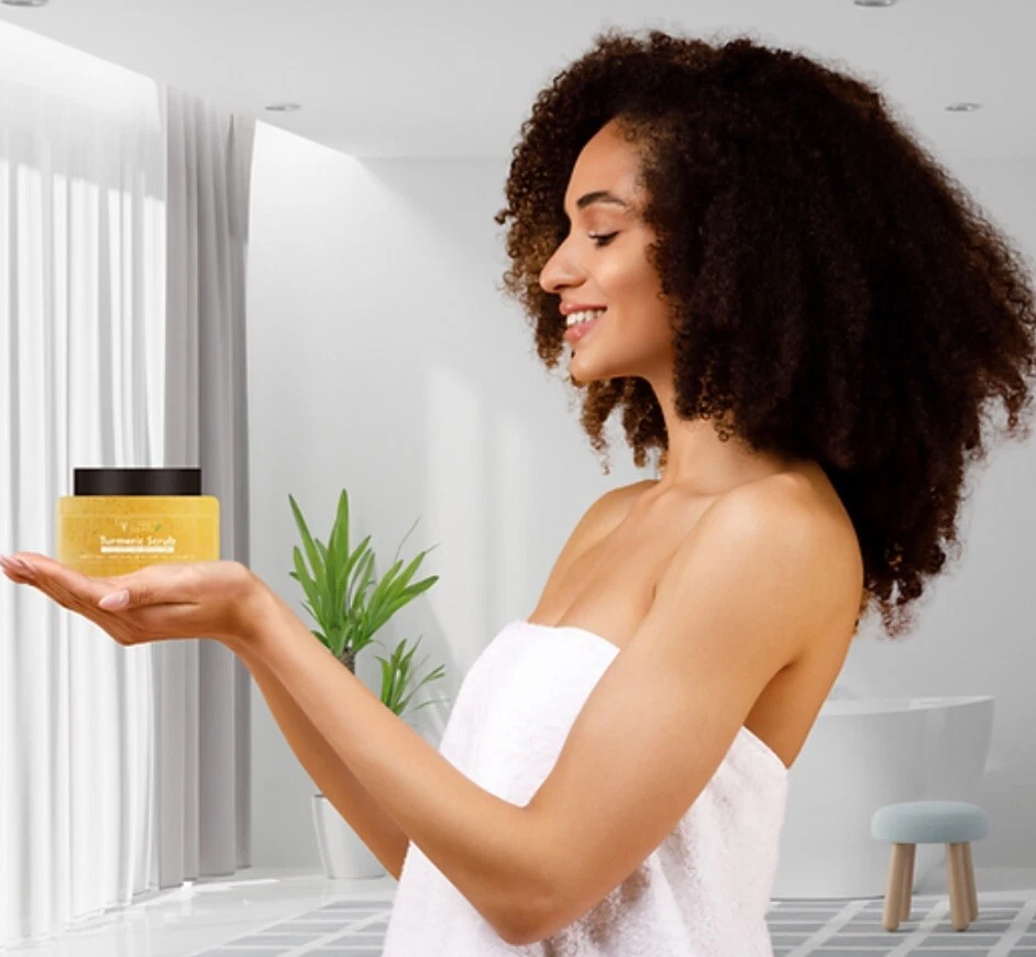 Turmeric Collagen SHEA Butter Niacinamide Brighten Tone Exfoliate - Lot Of 2 Spa - Image 4 of 4