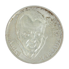 Monnaie France 100 Francs André Malraux Vème République Argent 1997 P15430