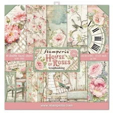 House Of Roses - Stamperia 12" x 12" Paper Pad 10/pk Double Sided Sheets