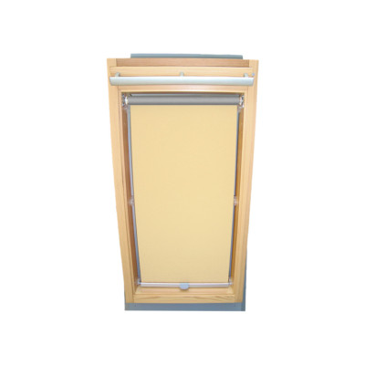 Rollo Abdunkelung THERMO für Braas Dachfenster BK BL BKT BFT BE - creme