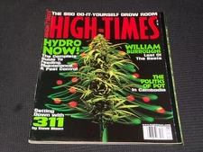 1997 DECEMBER HIGH TIMES MAGAZINE - WILLIAM BURROUGHS NICE FRONT COVER - L 20158