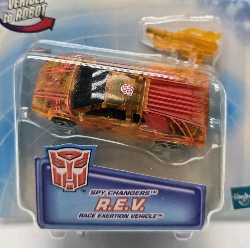 Transformers RID 2002 Spy Changers R.E.V. Race Exertion Vehicle Autobot New NOS - Image 3 of 4