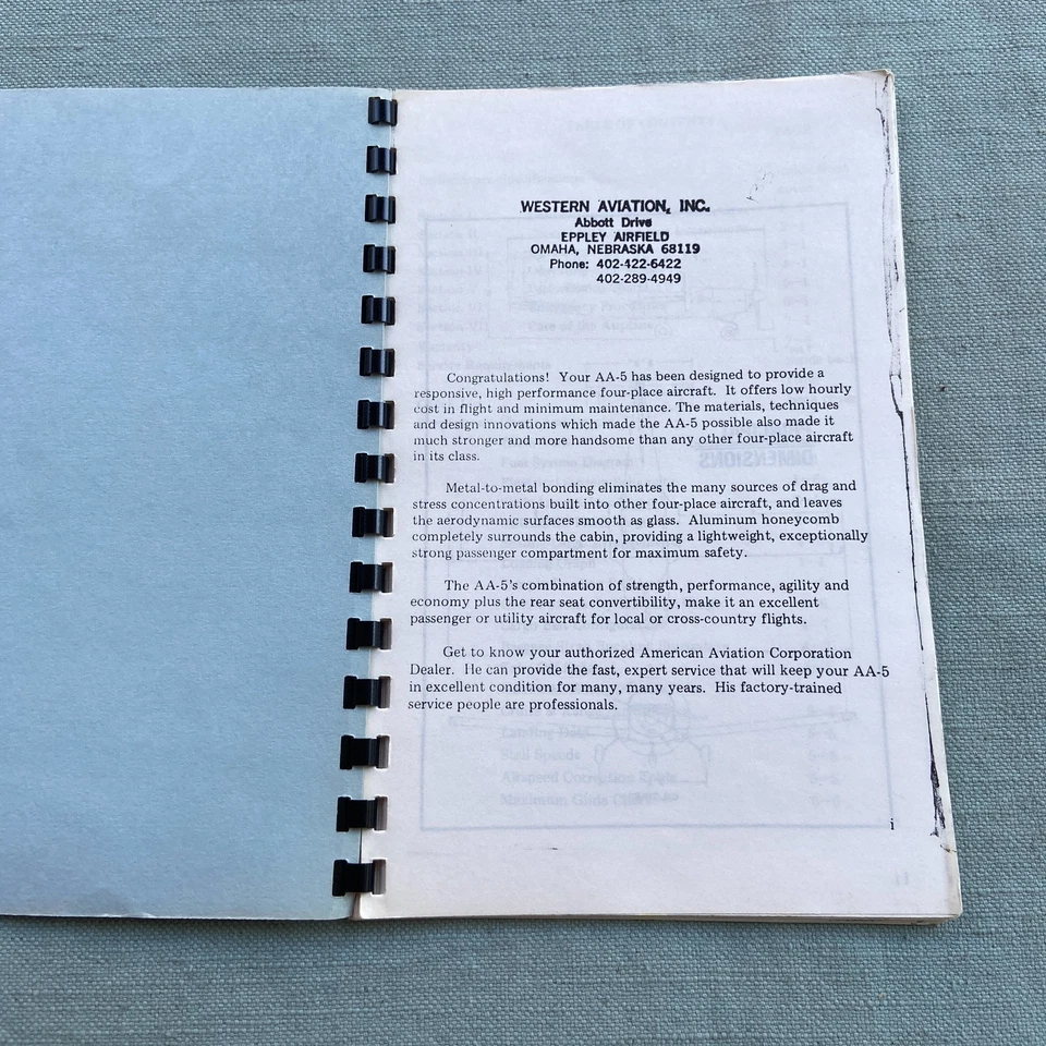 American Aviation Model AA-5 And Traveler Owners Manual Book RC Model Airplane - Image 2 of 4