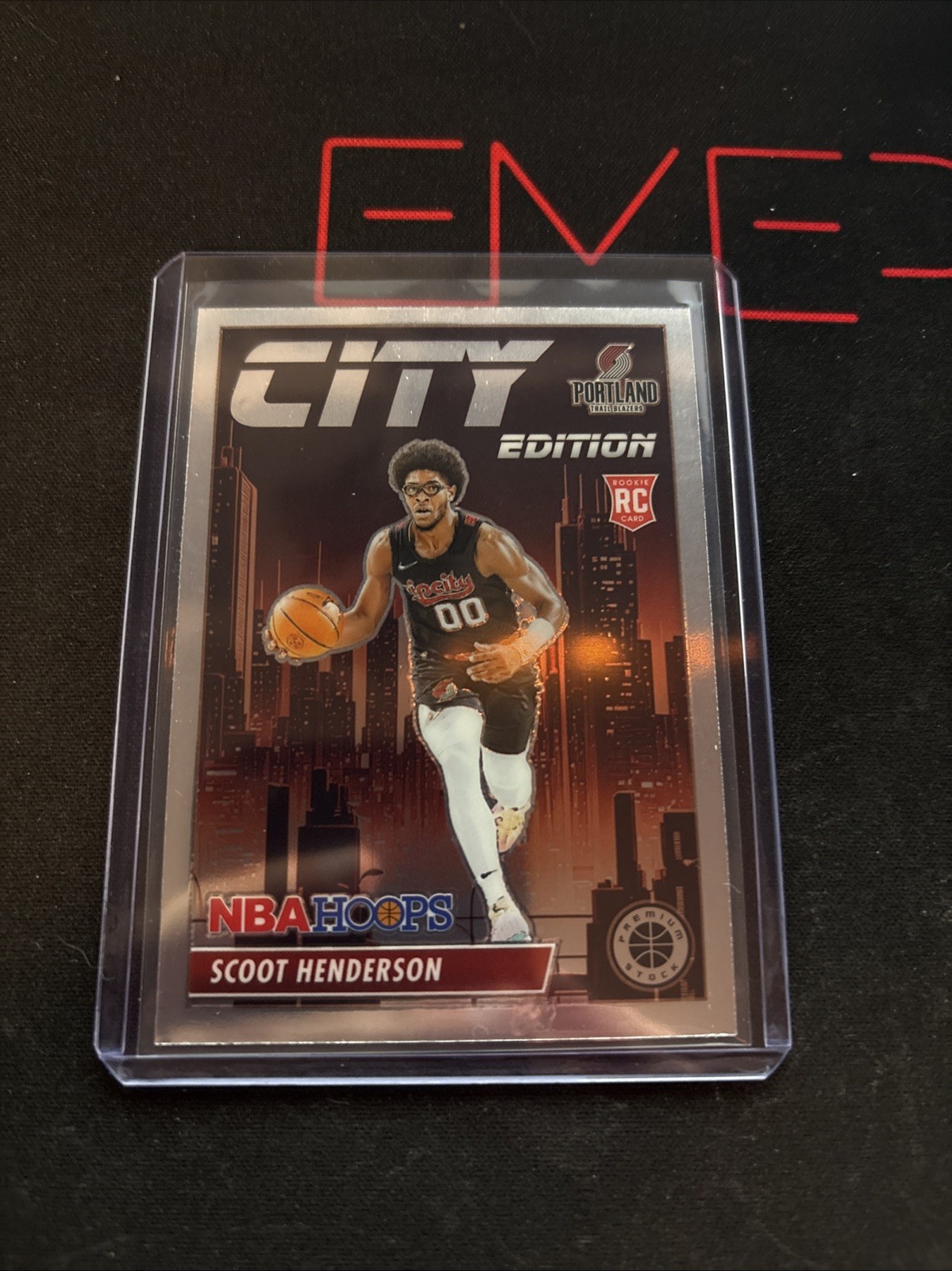 2023-24 Hoops Premium Stock Scoot Henderson City Edition RC Silver Prizm #5