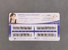 Dental Orthodontic Metal MIM Monoblock Brackets Mini Roth 022 Slot 3 hooks