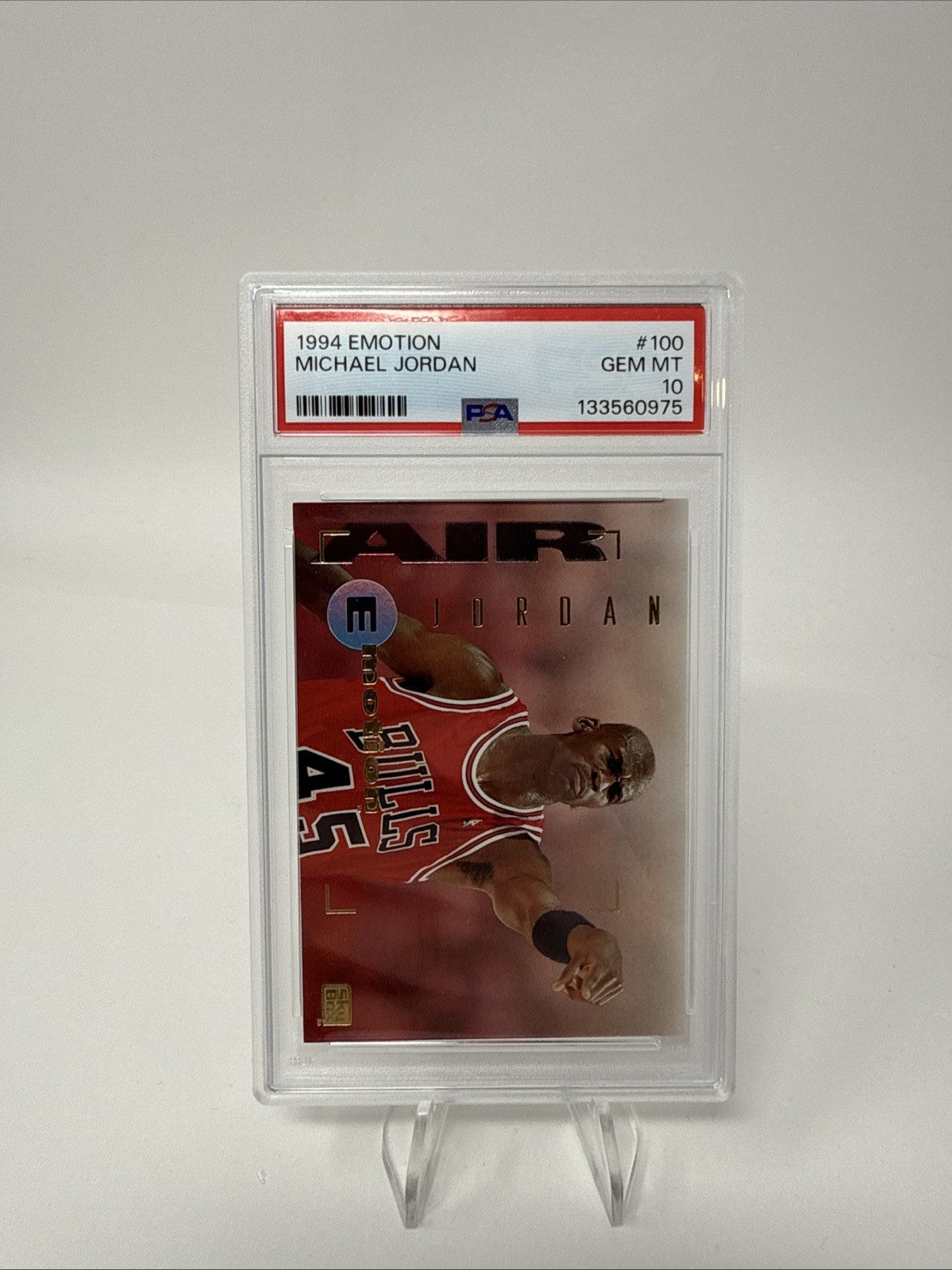 1994 Emotion Michael Jordan 100 PSA 10