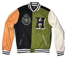 Harry Potter Hogwarts School Of Witchcraft & Wizardry Varsity Jacket Size MD NWT