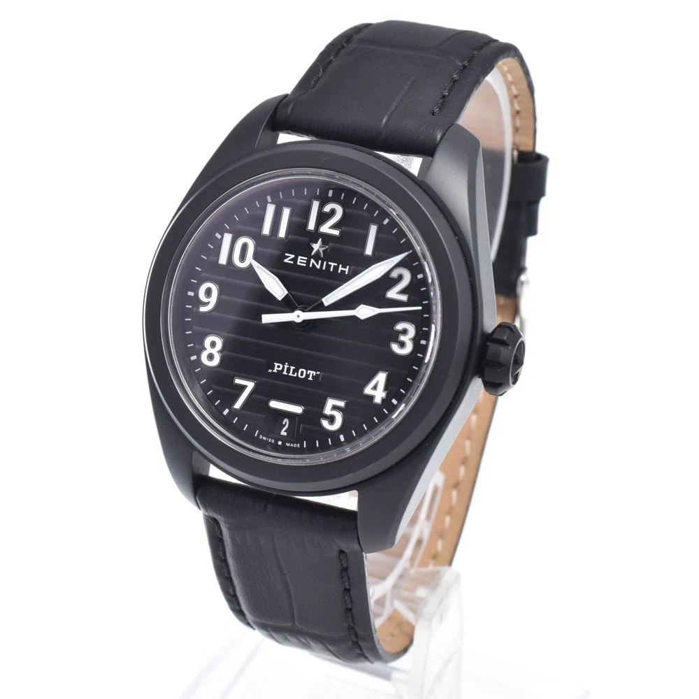 discount with paper ZENITH Pilot watch 49.4000.3620/21.I001 Date Men's O#148973