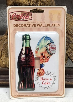 Authentic Coca-Cola Decorative Wallplate Light Switch Cover Plate  ''Sprite Boy''