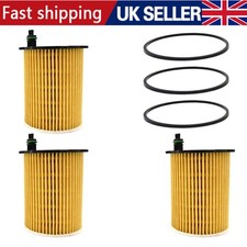 3X Oil Filter For Ford Focus Fiesta Fusion Mondeo Galaxy 1.4 1.5 1.6 TDCi Diesel