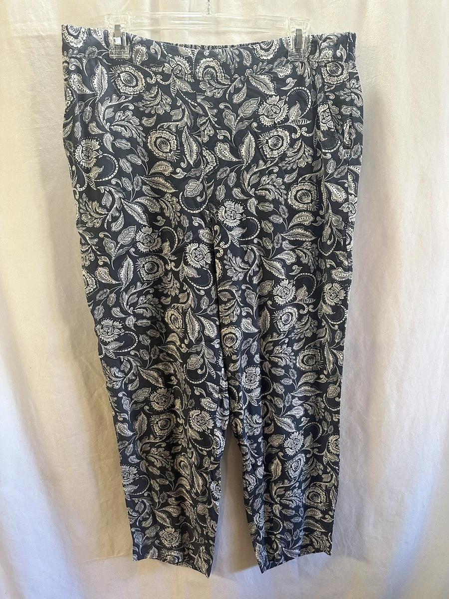Jessica Simpson Women's Printed Pull-On Pants – Cameren – Floral & Multi-Color Options