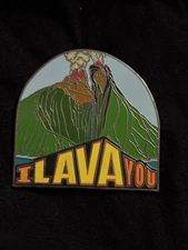 Disney Pin Trading I Lava You Inside Out Short Volcano Uku And Lele LG