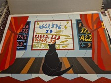 RARA serigrafia a + colori di UGO NESPOLO del 1985  con certificato di autentica