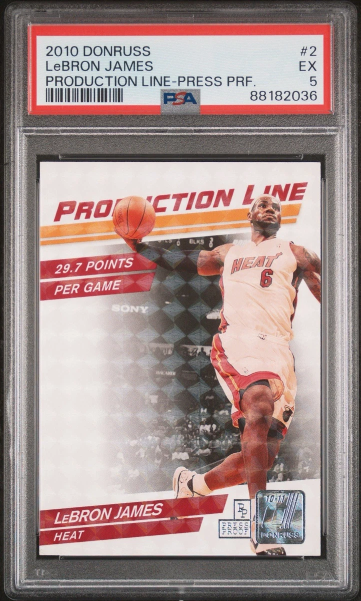 2010-11 Donruss - LeBron James #2 for sale | eBay