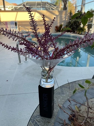 Vintage Signed Steuben Art Glass Thumbprint Vase Designed By George Thompson