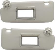 Sun Visor Compatible with Cruze 2011-2019 Replaces-Driver  Passenger Gray