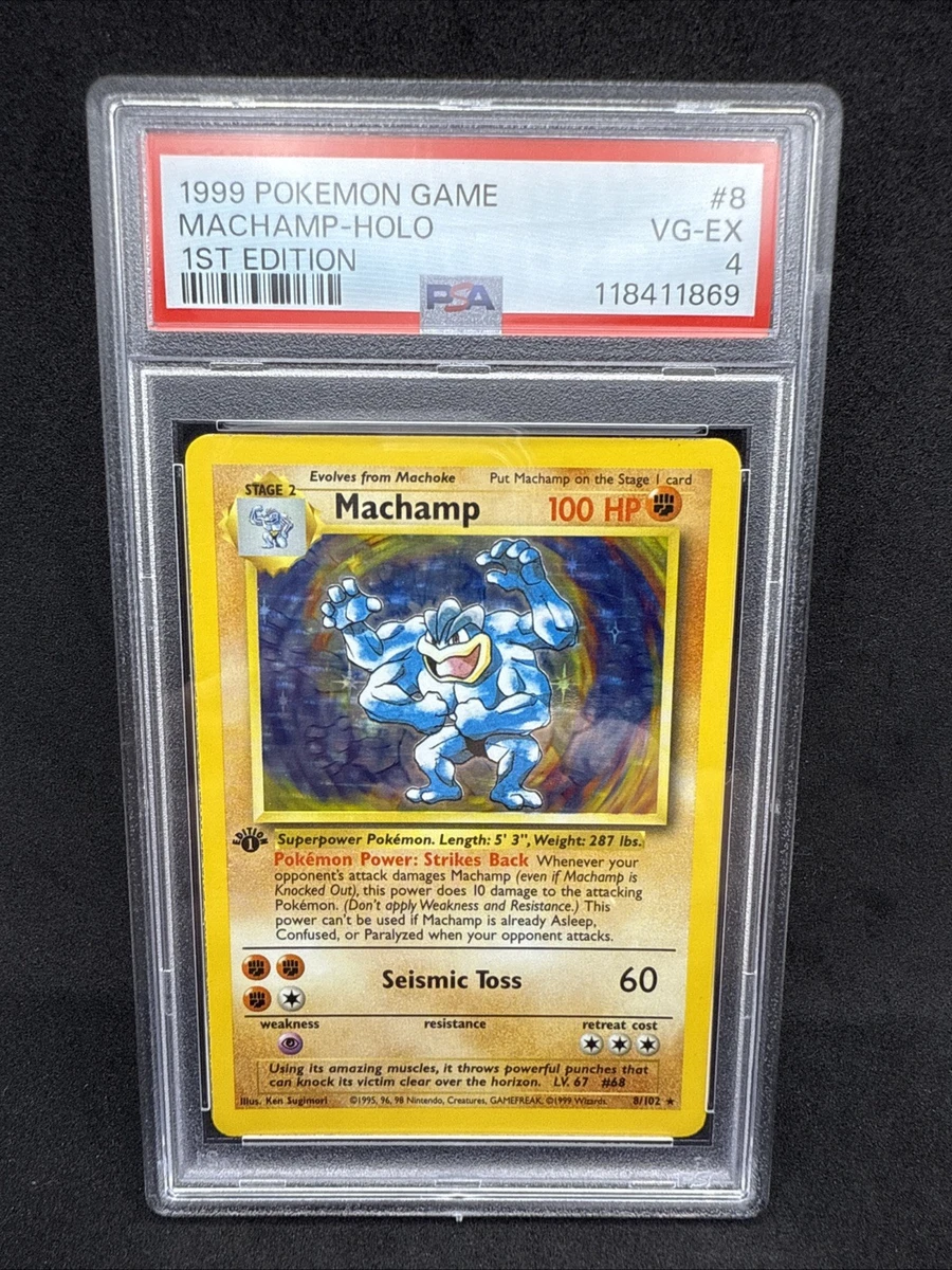 Machamp Pokémon TCG Professional Sports Authenticator (PSA