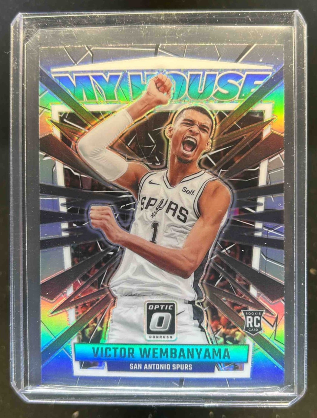 2023-24 Donruss Optic Victor Wembanyama My House RC Holo #6 Spurs
