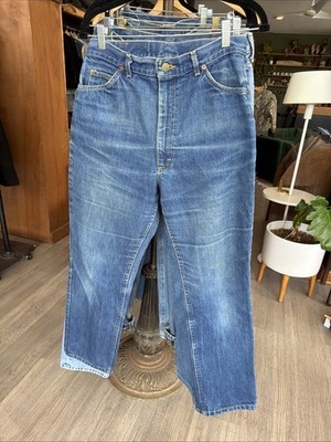 Women s Vintage Lee Denim Size 16 With Slight Honeycomb Distressing Dark Wash