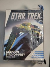 Eaglemoss Star Trek Klingon Bird of Prey XL New In Box - With Mag