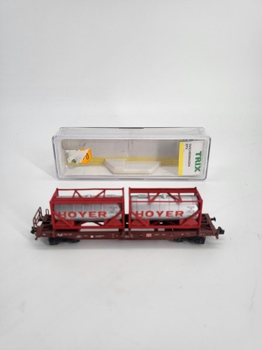 Minitrix 15257-07 Containerwagen "Sandvik" der NS aus Sammlung ohne OVP | Condition: Gebraucht