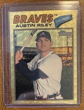 2026 Topps Heritage #271 Austin Riley 1/1 SuperFractor