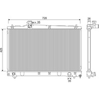 Valeo 701348 KüHler MotorküHlung FüR Toyota Avensis Verso M2