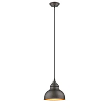 Chloe Transitional 1-light Oil Rubbed Bronze Pendant Bronze