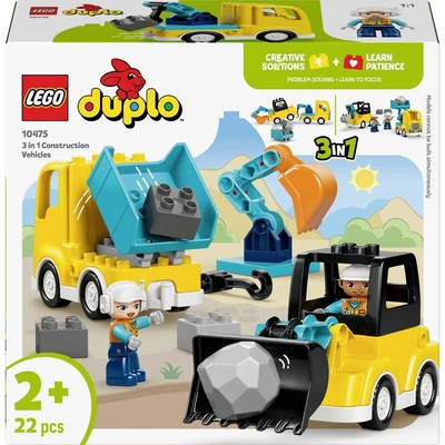 10475 LEGO  DUPLO  Baufahrzeuge   3-in-1-Set (10475)